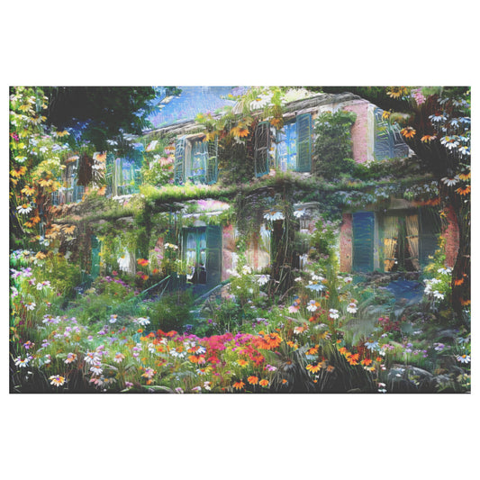 AI Generated Painting of Monet's Garden in Giverny
