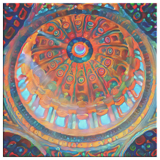 AI Generated Painting of St. Peter's Cathedral Dome