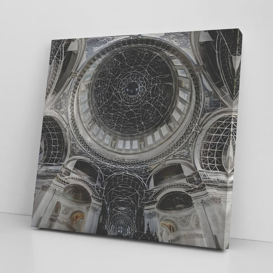 AI Generated Print of St Paul's Cathedral, Interior