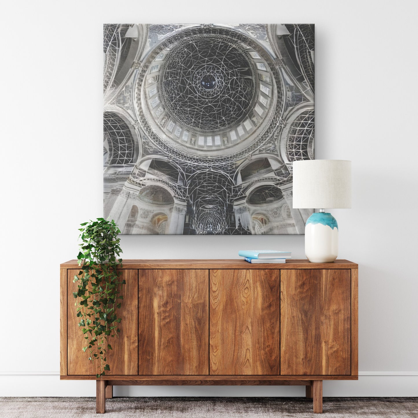 AI Generated Print of St Paul's Cathedral, Interior