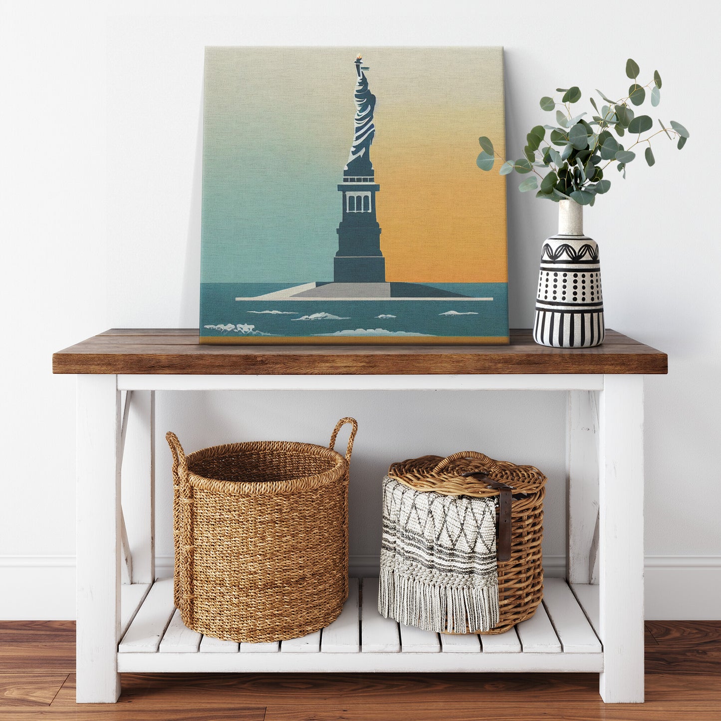 Statue of Liberty Minimalist Print, Statue of Liberty Wall Art