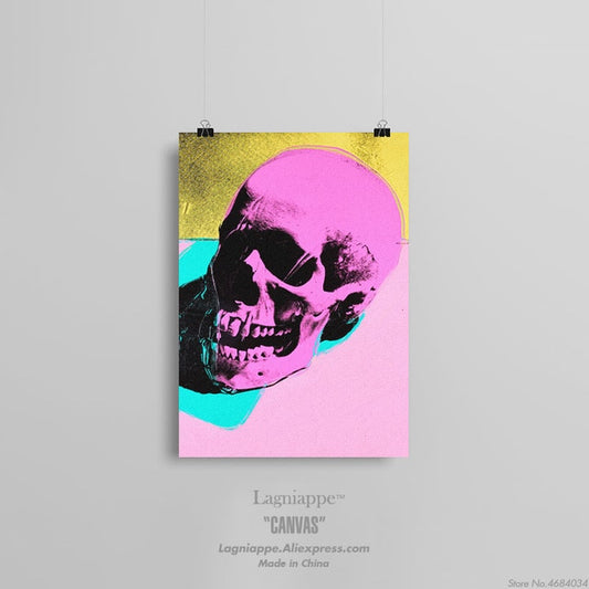 Warhol - Skulls Pop Art