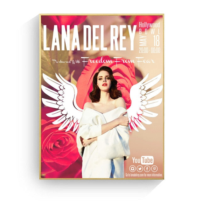 Lana Del Rey Posters – Hollywood Regency Decor