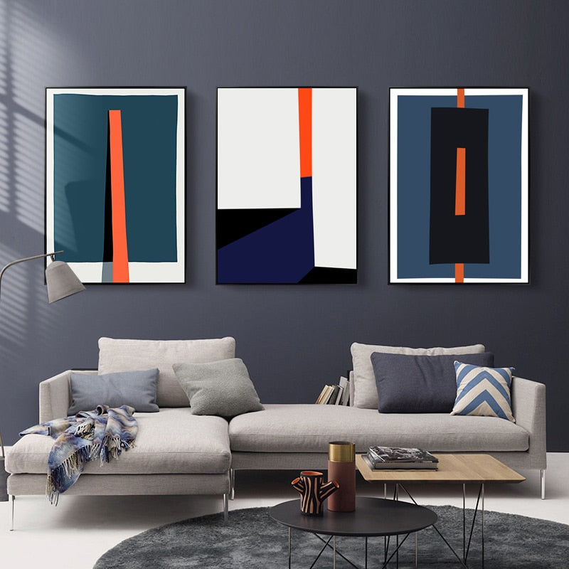 Midcentury Modern Abstract Poster Wall Decor
