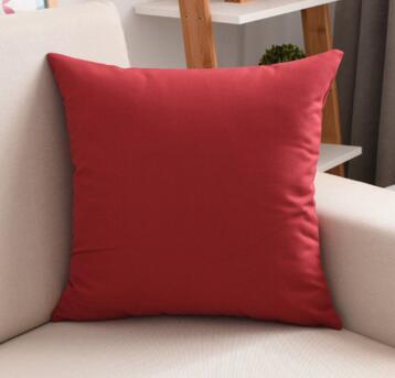 Mid Century Modern Deep Red Pillow Cover